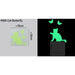 Luminous Glow In The Dark Switch Sticker Fluorescent Fairy Moon Stars Sticker Home Decor