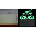 Luminous Glow In The Dark Switch Sticker Fluorescent Fairy Moon Stars Sticker Home Decor