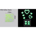 Luminous Glow In The Dark Switch Sticker Fluorescent Fairy Moon Stars Sticker Home Decor
