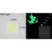 Luminous Glow In The Dark Switch Sticker Fluorescent Fairy Moon Stars Sticker Home Decor