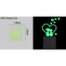 Luminous Glow In The Dark Switch Sticker Fluorescent Fairy Moon Stars Sticker Home Decor