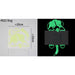 Luminous Glow In The Dark Switch Sticker Fluorescent Fairy Moon Stars Sticker Home Decor