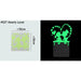 Luminous Glow In The Dark Switch Sticker Fluorescent Fairy Moon Stars Sticker Home Decor