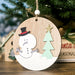 3D Christmas Ornament Wooden Hangings Christmas Decorations For Home Party New Year