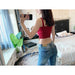 Women Crop Top Zipper Fly Stretchy Knitted Women Sleeveless Tops