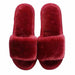 Women Winter Slippers Shoes Flat Sweet Home Fur Warm Soft Indoor Slip On Slipper
