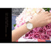 High Quality Women Stainless Steel Mesh Rose Gold Water-Resistant Wristwatch