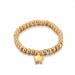 6pcs/set Fashion Gold Color Beads Pearl Star Multilayer Beaded Bracelets Set