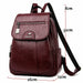 Women Leather Backpacks High Quality Vintage Designer Travel Backpack
