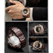 Men Sports Wrist Watch Gold Waterproof Dual Display Male Clock Watches