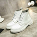 Soft Split Leather Women Ankle Boots Motorcycle Female Punk Motorcycle Shoes