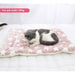 Soft Flannel Thickened Fleece Pet Blanket Bed Mat Warm Cushion Sleeping Cover