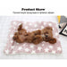 Soft Flannel Thickened Fleece Pet Blanket Bed Mat Warm Cushion Sleeping Cover