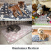 Soft Flannel Thickened Fleece Pet Blanket Bed Mat Warm Cushion Sleeping Cover