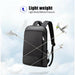 Slim Laptop Backpack Office Work Business Bag Unisex Ultralight Back Pack