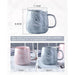 Marble Gold Inlay Mug Office Home Drinkware Tea Coffee Milk Cup