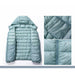 Winter Women Ultralight Thin Down Jacket White Duck Down Hooded Jackets