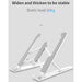 Portable Laptop Stand Foldable Support Base Laptop Holder Cooling Pad Riser