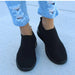 Women Shoes Knitting Sneakers Spring Summer Slip On Flat Shoes Loafers