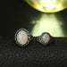8pcs/Set Vintage Antique Silver Rings Sets Opal Stone Women Bohemian Jewelry