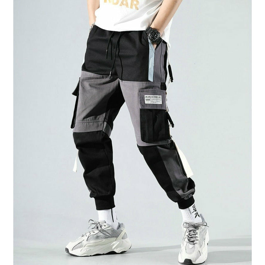 Streetwear Men's Multi Pockets Cargo Pants Track Pant Jogger Trousers ...