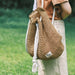 Summer Straw Bag Women Fashion Rucksack Backpack Weaved Straw Shoulder Bags