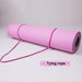 Double Sided Non-Slip Yoga Mat Exercise Pad with Position Line
