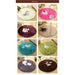 Fluffy Round Rug Carpets Faux Fur Floor Plush Rugs Shaggy Area Rug Modern Mats