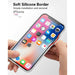 Tempered Glass Case For iPhone 12 12Mini 11 Pro MAX Clear Soft Silicone Glass Cover