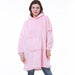 Oversized Hoody Blanket Winter Sweatshirt Hoodies Fleece Blanket With Sleeves