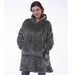Oversized Hoody Blanket Winter Sweatshirt Hoodies Fleece Blanket With Sleeves