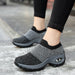 Women Running Sneakers Fashion Breathable Mesh Casual Slip-On Shoes