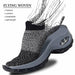 Women Running Sneakers Fashion Breathable Mesh Casual Slip-On Shoes