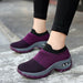 Women Running Sneakers Fashion Breathable Mesh Casual Slip-On Shoes