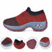 Women Running Sneakers Fashion Breathable Mesh Casual Slip-On Shoes