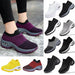 Women Running Sneakers Fashion Breathable Mesh Casual Slip-On Shoes
