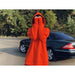 Fall Winter Women Sets Extra Long Hooded Suits Fleece Oversized Sweatshirt Elastic Waist Harem Pants