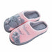 Women Winter Home Slipper Shoes Non-slip Soft Winter Warm House Slippers