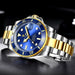 New Fashion Men Mechanical Wristwatch Stainless Steel Waterproof Brand Luxury Men Watches