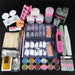 Pro Acrylic Nail Kit Full Manicure Set With Nail Lamp Drill Machine Acrylic Powder Nail Art Tools Kit