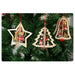 3D Christmas Ornament Wooden Hangings Christmas Decorations For Home Party New Year