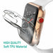 Transparent Cover Apple Watch Series 6 3 2 1 360 Soft Clear TPU Screen Protector Case