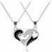 2 pcs/set Best Friends Couple Necklaces Charm Pendant Necklace Jewelry