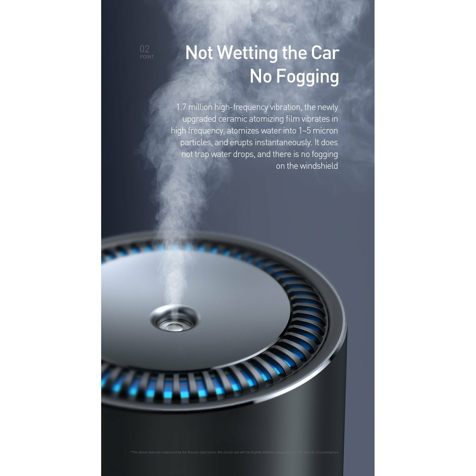 Car Air Humidifier Aluminum Alloy 300mL LED Light Auto Humidifier ...