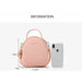 3 Layer Women's Backpack Ladies Fashion Small Shoulder Soft Leather Handbag