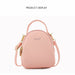 3 Layer Women's Backpack Ladies Fashion Small Shoulder Soft Leather Handbag