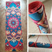 Unique Pattern Suede TPE Yoga Mat Pad Non-slip Exercise Fitness Gymnastics Mat