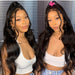Body Wave 13x4 Front Wigs Pre Plucked Brazilian Human Hair Long Lace Frontal Wigs