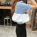 Women Cloud Soft Leather Bag Single Shoulder Purse Women Crossbody Luxury Handbag