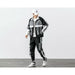 Hip Hop Work Wear Men's Jacket & Pant 2PCs Set Tracksuit Clothing
